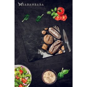 Resim Saban 30x40cm - Buğdaylı Ekmek - Cam Kesme Tahtası 