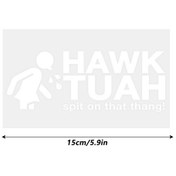 Resim Hawk Tush Bu Thang Çıkartması, Su Geçirmez Uv'ye Dayanıklı Etiket, Araba Kamyonları Dizüstü Bilgisayarlar İçin Uygun Style 2 