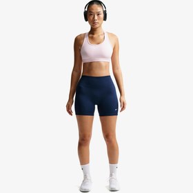 Resim Nike Dri-Fit One Yüksel Belli 13 cm Kadın Lacivert Kısa Tayt 