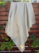 Resim Bella Triko Örgü Battaniye Gri 