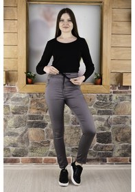 Resim Black Steel Quıts Kıds Kemer Lastik Paça Düz Pantolon 23000 Qkbyn 23000 