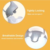 Resim Geeroyoo Bebek Emzik Saklama Kutusu, Taşınabilir, Toz Geçirmez, Beyaz, Askılı, 13.5x8cm 