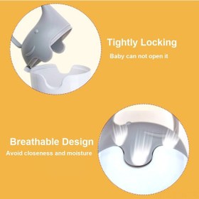 Resim Geeroyoo Bebek Emzik Saklama Kutusu, Taşınabilir, Toz Geçirmez, Beyaz, Askılı, 13.5x8cm 