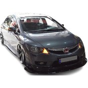 Resim ps dizayn Honda Civic Fd6 (2006-2012) Ön Ek Lip 3 Parça Uyumlu 
