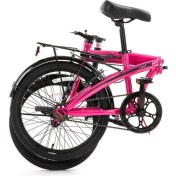 Resim Bisan Twın Katlanır Bisiklet 32 cm V Fren 20 Jant 1 Vites Metalik Pembe Pembe - Siyah 