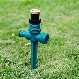 Resim 3 adet Teal Renkli Otomatik 360° Dönen Bahçe Püskürtücüler - Ayarlanabilir Akış Hızı ile Kolay Kurulum, Tüm Yıl Kullanıma Uygun, Çim ve Bahçe Sulama Sistemi, Çim Sulama Ekipmanı|Modern Tarımsal Ekipmanlar|Dayanıklı Plastik 