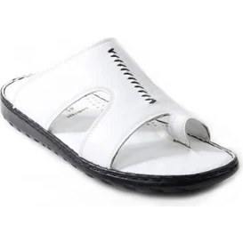 Resim Papuçcity Emr 02903 Orto Pedik Erkek Deri Parmak Arası Terlik 