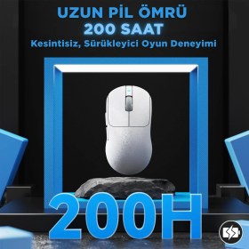 Resim Ajazz AJ199 Karbon Fiber 3 Modlu Ultra Hafif 24.000 Dpı, Oyuncu Mouse PAW3311 SENSÖR-500 Mah Batarya 