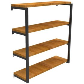 Resim Abronya Duvar Kitaplığı Metal Raf Bareti Dekoratif Dergilik Standı 