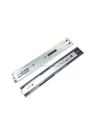 Resim Samet 35 Cm, 40 Cm, 45 Cm, 50 Cm Frenli Teleskopik Bilyalı Çift Açılım Çekmece Rayı 