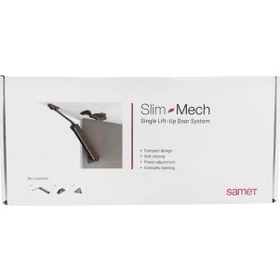 Resim Samet Slim Mech D Tekli Kalkar Kapak Sistemi 2li Gümüş 