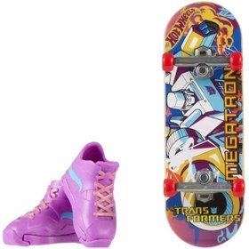 Resim Hot Wheels Skate Temalı Parmak Kaykay ve Ayakkabı Paketleri HVK37 - 5+ Yaş 