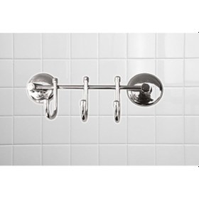 Resim Home 3 Lü Banyo Askılığı Krom Dübelli 