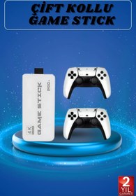 Resim KAKTÜS JACK Game Stick 4K Retro Çift Kollu Atari Oyunlari +20000 Oyunlu Konsol Nostalji 