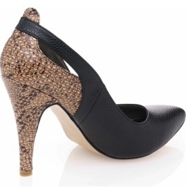 Resim Costo Shoes 190329 Siyah Büyük Numara Kadın Ayakkabı 