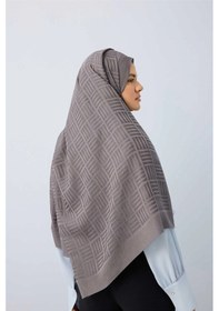Resim Imannoor İmannoor İman Kare Antrasit Naia Pamuk Şal 70x210 241-3007-034 Antrasit 