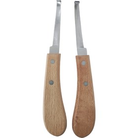 Resim 2 adet Sağ ve sol el at nalı düzeltici, paslanmaz çelik at nalı araç kiti, binicilik ekipmanı nal tamir kanca, at evcil hayvan temizlik malzemeleri 