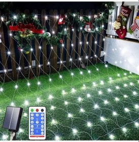 Resim Xuweiwei Beyaz 3x2 Metre 192 Güneş Ağ Işık Perde Tül Stor Beyaz 