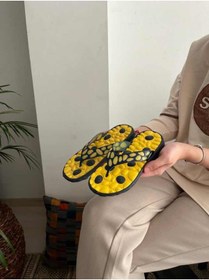 Resim Behtah Kundura Erkek Çocuk Parmak Arası Noktalı Terlik Plaj Havuz Sahil Kumsal Günlük Terlik 