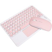 Resim Yifomall Kablosuz Bluetooth 3.0 Klavye Mouse Seti - 3.0 Versiyonu, 10m Uzaklık, 800-1600 Dpı Mouse, İos/android/windows Uyumlu, Pembe Renk Diğer 