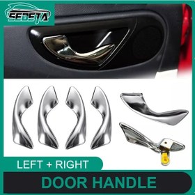 Resim Sol Yan-satış 6105230u8010 Krom Araba İç Kapı Gümüş Jac J3 J3s Için Kolları Topuzu 