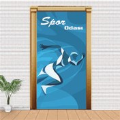 Resim Spor Odası Atletizm Sınıf Kapı Giydirme 2224000758 