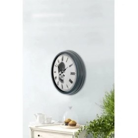 Resim Bahat Salon Ofis Atatürk Duvar Saati Alüminyum Çerçeve 40 cm 