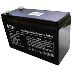 Resim Ttec 12 Volt 7 Amper Pilsan Monster Akülü Araba Çocuk Oyuncak Araba Aküsü 12v 7ah 