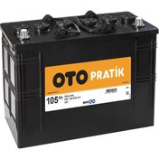 Resim Otopratik 12v 105ah Amper Akü (DEPOZİTOSUZ) 