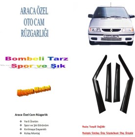 Resim İtibar Renault 9 Broadway Cam Rüzgarlık, 4 lü Takım 