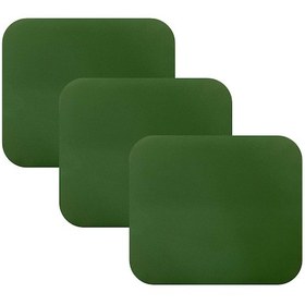 Resim Knsz oturma minderi 3 lü zengin&mağrur&uslu yşl suni deri tel bar sandalyesi için 