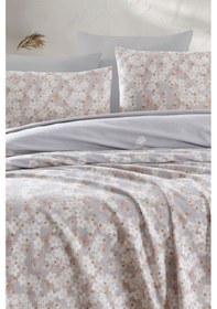 Resim Enlora Home Pike Seti Baskılı Tek Kişilik Piti Yaprak Rose 