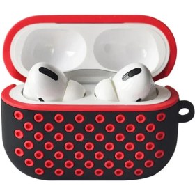 Resim Dukkanıum Newface Airpods Pro 2 (2.nesil) Spor Delikli Kılıf - Siyah-Kırmızı 