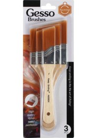 Resim Hobi Market Art Sentetik Yan Kesik Zemin Fırça Seti 3'lü 