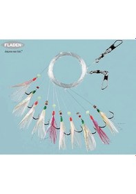 Resim Fladen F1290 Sabiki İstavrit Çaparisi Multi 10 Lu İğne No:4 