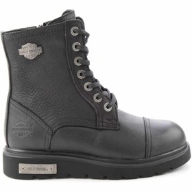 Resim Harley Davidson Black Leather Kadın Bot & Bootie Hd0777063003 