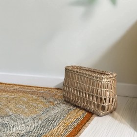 Resim Hakici Özel Üretim Çok Amaçlı Doğal El Yapımı Hasır Gazetelik-Dergilik 