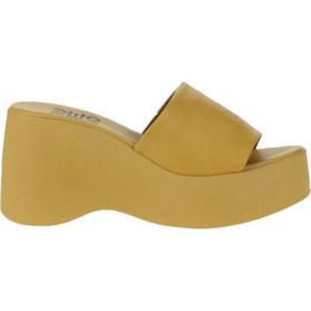 Resim Bueno Shoes Sarı Deri Kadın Dolgu Topuklu Terlik 01WY9000 01WY9000 