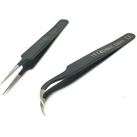 Resim Technıc Esd14-esd15 Antistatik Cımbız Set 2li 