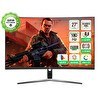 Resim Gamepower VIVID T50 27" RGB 180Hz 0.5Ms 1500R 2x2W Speaker VA Curved Oyuncu Monitörü 