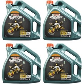 Resim Castrol Magnatec 5W-30 Tam Sentetik Motor Yağı 4 x 4 L 