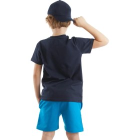 Resim Denokids Shark Surf Erkek Çocuk T-shirt Şort Takım 