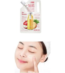 Resim Missha Pürüzsüz Görünüm Veren Vegan Uyku Maskesi 10g Talks Vegan Pocket Sleeping Mask (Skin Smoother) 