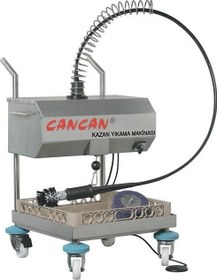 Resim Cancan Endüstriyel Tip Kazan Yıkama Makinesi Mobil Arabası 