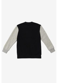 Resim United Colors Of Benetton Erkek Çocuk Sweatshirt Bnt-b20912 Siyah 