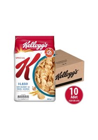 Resim Kellogg's Special K Klasik Kahvaltılık Tam Buğday ve Pirinç Gevreği 10 x 420 G 