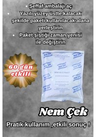 Resim Nemçek Nem Alıcı Tutucu Rutubet Giderici Önleyici Korozyon Önleyici Koku Giderici 250 GR X (2 Paket) 