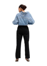 Resim Gap Gap Logo Bootcut Fleece Eşofman Altı - 430369-11350 Siyah 