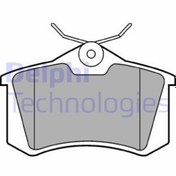 Resim DELPHI LP565 Arka Fren Balatasi-Kablosuz 17Mm (Renault : Megane II / Peugeot : 307 Citroen C3 / C4 - Vw Caddy 04-15 1E0698451 440605839R (WA173931) 