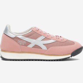 Resim Liger Kadın Denye Kumaş Günlük Spor Ayakkabı PUDRA 